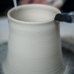 Juliet Macleod in her studio 2018